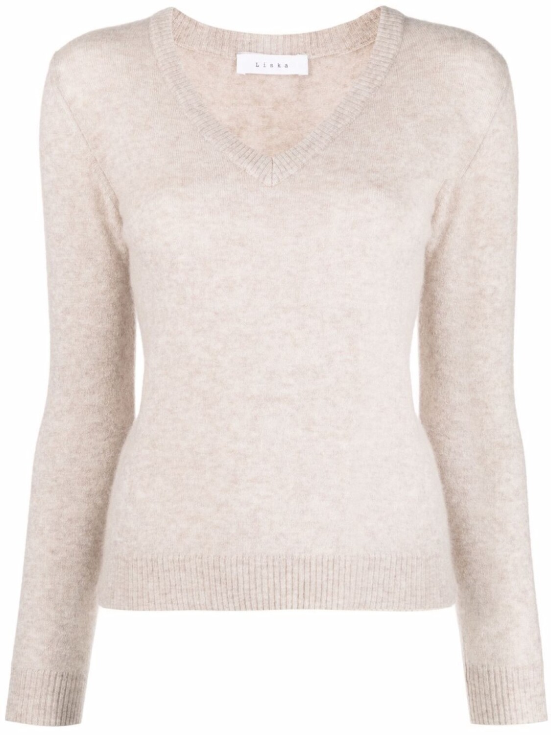 Джемпер из смесового шелка с V-образным вырезом Liska, нейтральный цвет
Джемпер из смесового шелка с V-образным вырезом Liska, нейтральный цвет