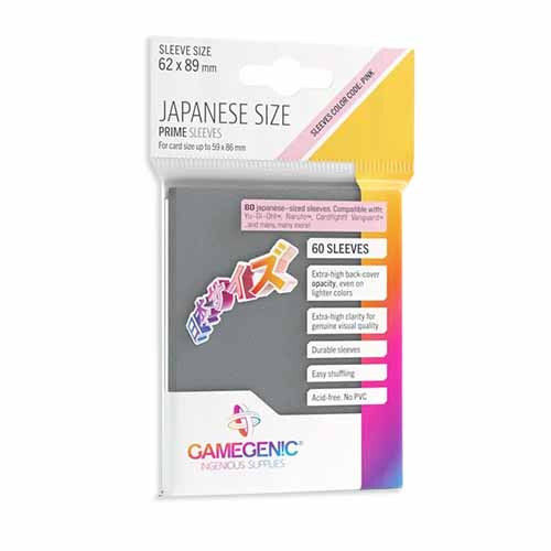 Аксессуары Gamegenic Prime Sleeves: Japanese Sized - Dark Gray (60)
Аксессуары Gamegenic Prime Sleeves: Japanese Sized - Dark Gray (60)