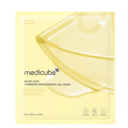 Осветляющая гелевая маска Medicube Kojic Acid Turmeric Brightening Gel, 28 г
Осветляющая гелевая маска Medicube Kojic Acid Turmeric Brightening Gel, 28 г