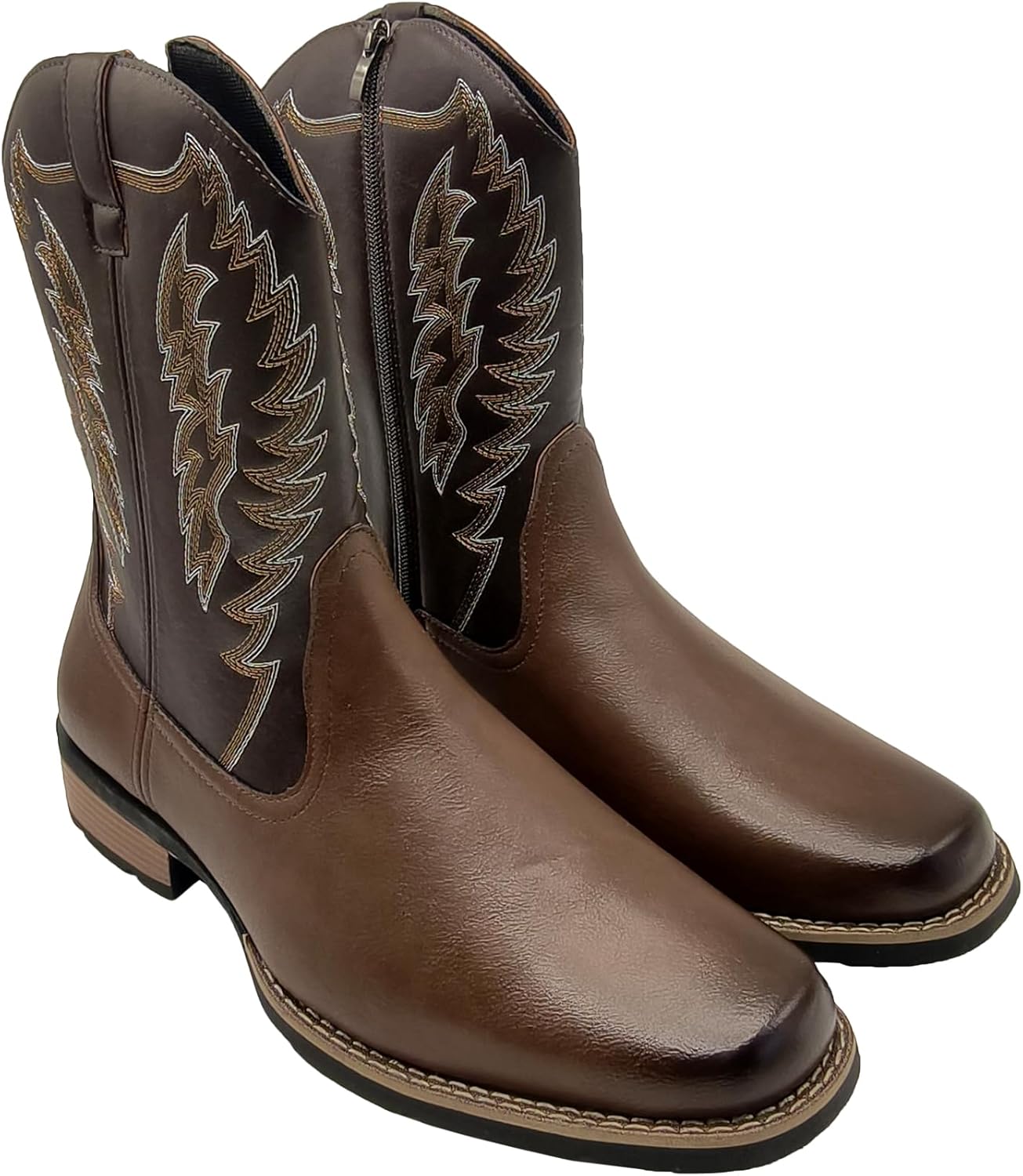 Мужские ковбойские сапоги JUNQIAKO с круглым носком, западного стиля, классические модные вышитые сапоги до середины голени, коричневый
Мужские ковбойские сапоги JUNQIAKO с круглым носком, западного стиля, классические модные вышитые сапоги до середины голени, коричневый