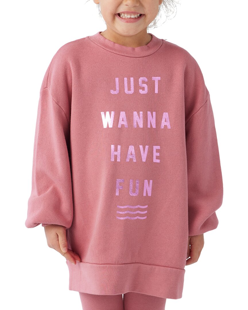 Sol Angeles Весело провести время большой свитер, розовый
Sol Angeles Весело провести время большой свитер, розовый