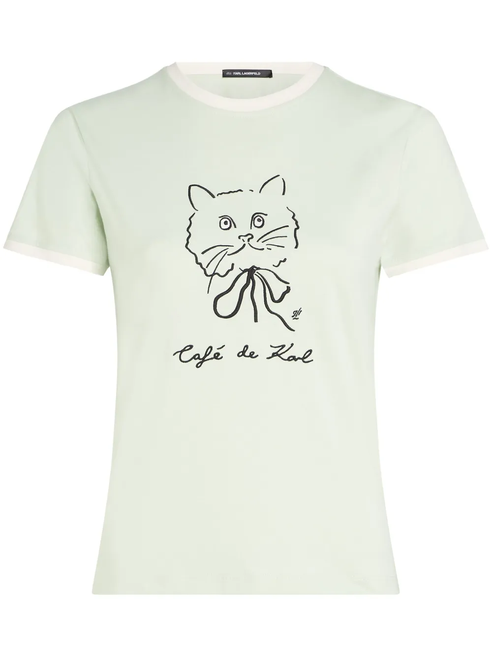 Футболка из коллаборации с Jorge Parra KARL LAGERFELD, зеленый
Футболка из коллаборации с Jorge Parra KARL LAGERFELD, зеленый