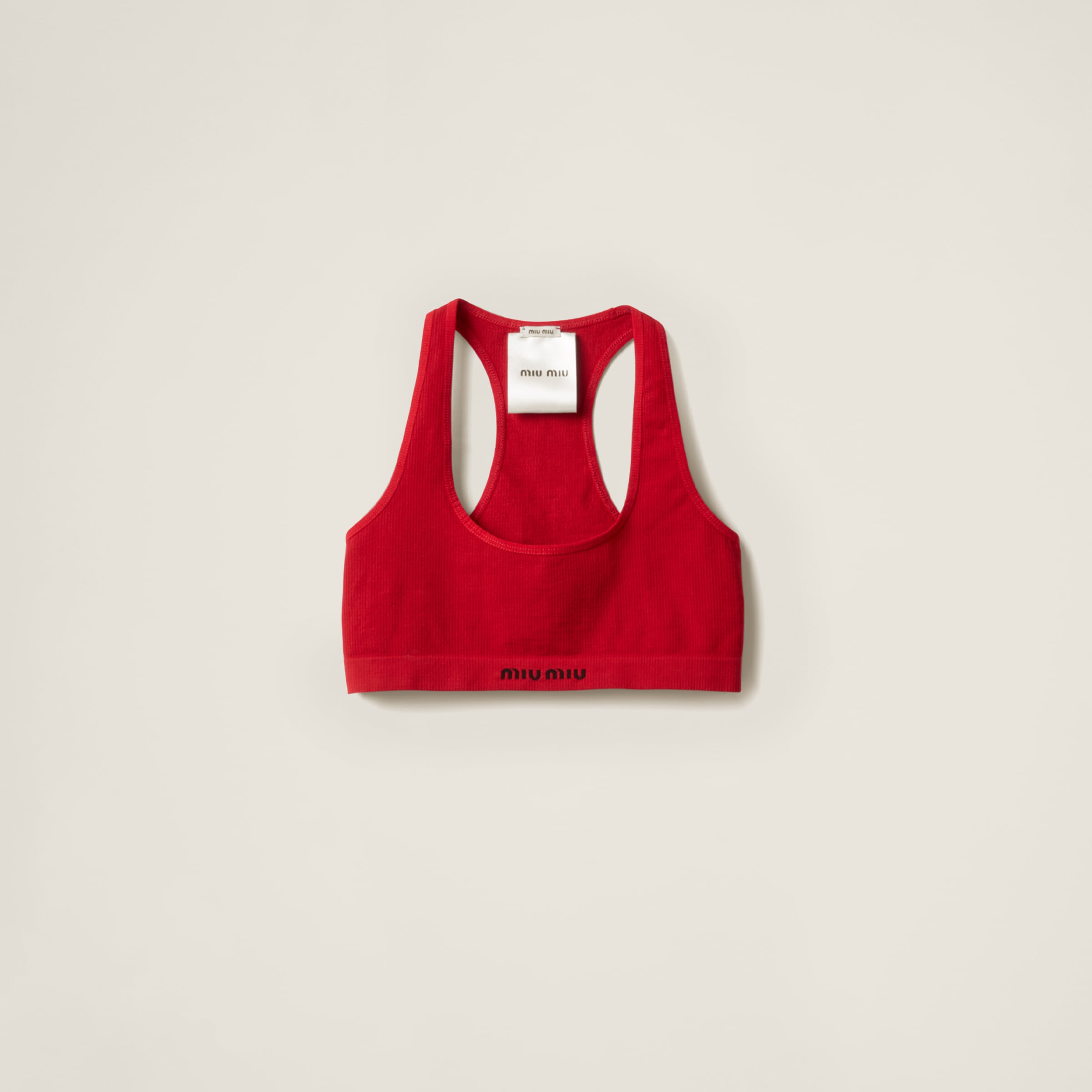 Бесшовный топ-борцовка MIU MIU, красный
Бесшовный топ-борцовка MIU MIU, красный
