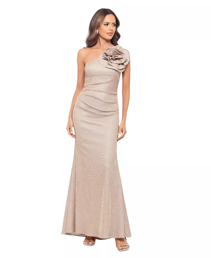 Маленькое платье с одним плечом Rosette Betsy & Adam, золотой
Маленькое платье с одним плечом Rosette Betsy & Adam, золотой