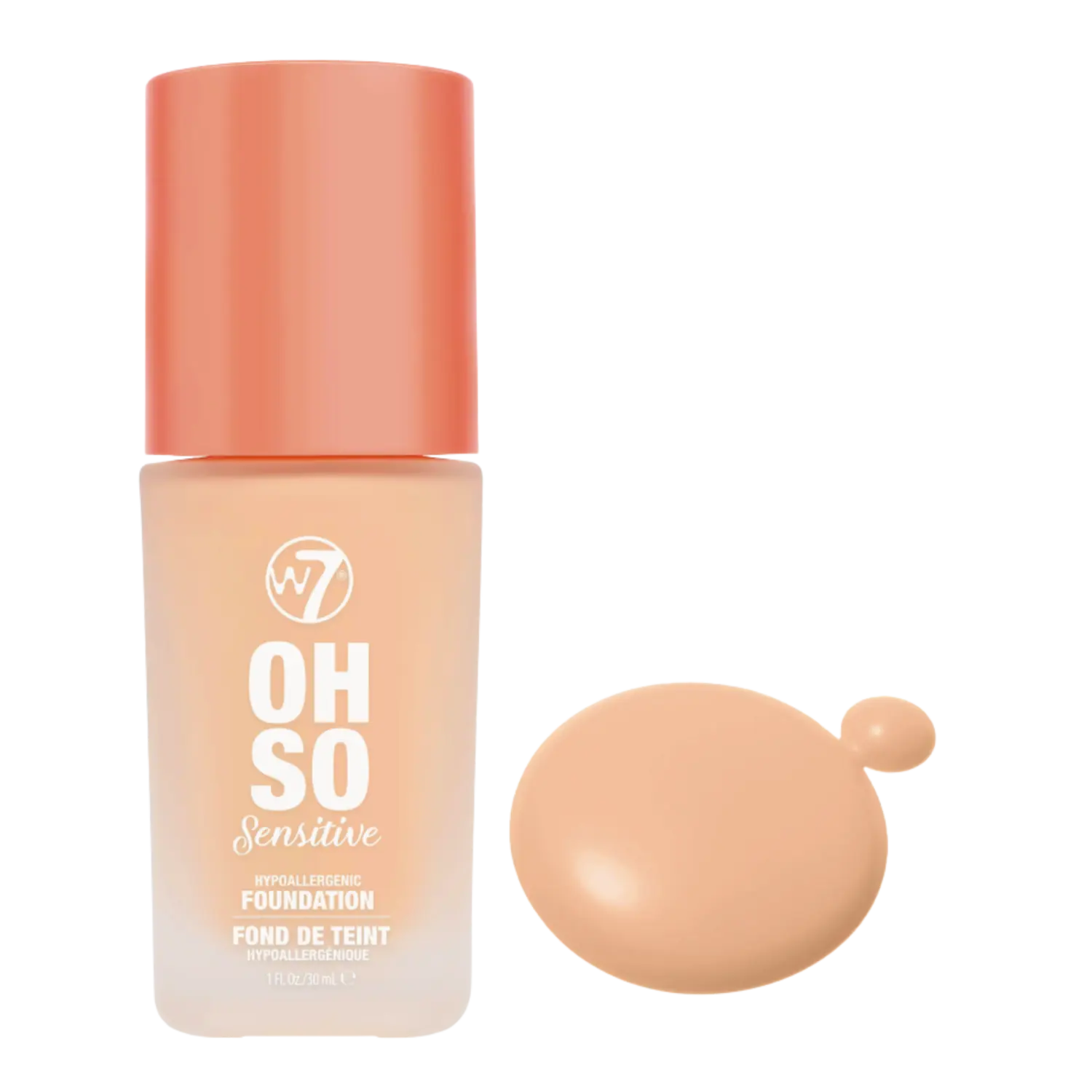 Гипоаллергенный тональный крем для лица при раннем загаре W7 Oh So Sensitive, 30 мл
Гипоаллергенный тональный крем для лица при раннем загаре W7 Oh So Sensitive, 30 мл