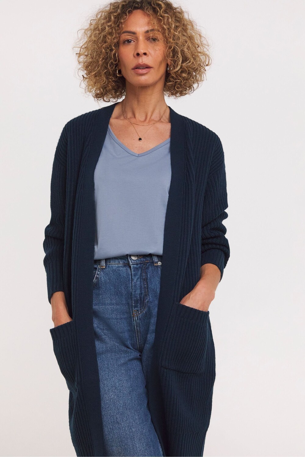 Кардиган в рубчик Fisherman Jd Williams, синий
Кардиган в рубчик Fisherman Jd Williams, синий