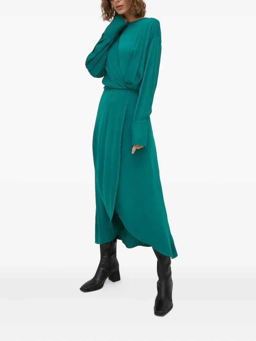 Платье миди Siggi с драпировкой Lovechild, зеленый
Платье миди Siggi с драпировкой Lovechild, зеленый