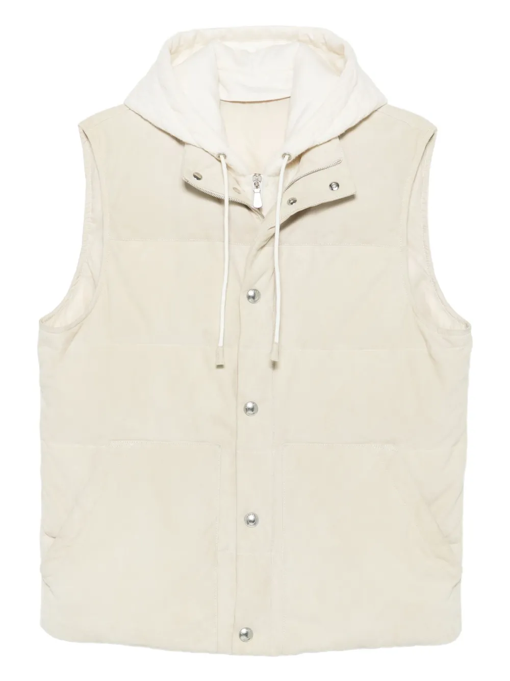 Стеганый жилет с капюшоном Eleventy, белый
Стеганый жилет с капюшоном Eleventy, белый