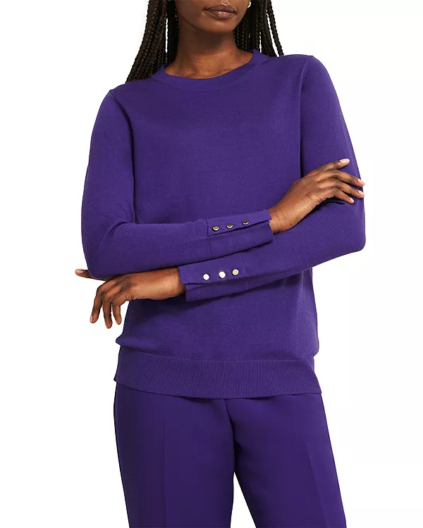 Свитер с монеткой Hobbs London, фиолетовый
Свитер с монеткой Hobbs London, фиолетовый