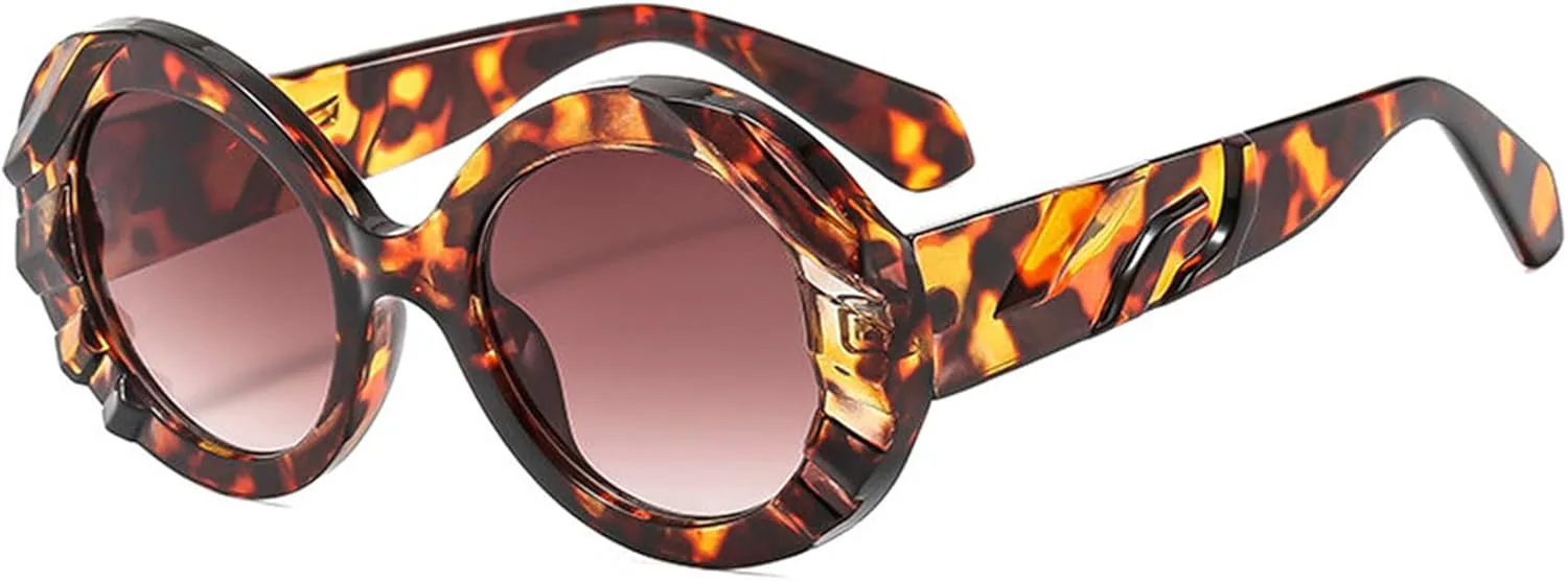 Винтажные круглые роскошные солнцезащитные очки Willochra для женщин и мужчин, модные, с толстой оправой, овальные, трендовые, с защитой от УФ-излучения UV400, C6
Винтажные круглые роскошные солнцезащитные очки Willochra для женщин и мужчин, модные, с толстой оправой, овальные, трендовые, с защитой от УФ-излучения UV400, C6