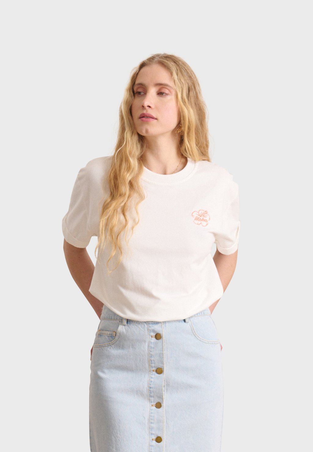 Футболка с принтом ALOHA Garance Paris, кремовый
Футболка с принтом ALOHA Garance Paris, кремовый