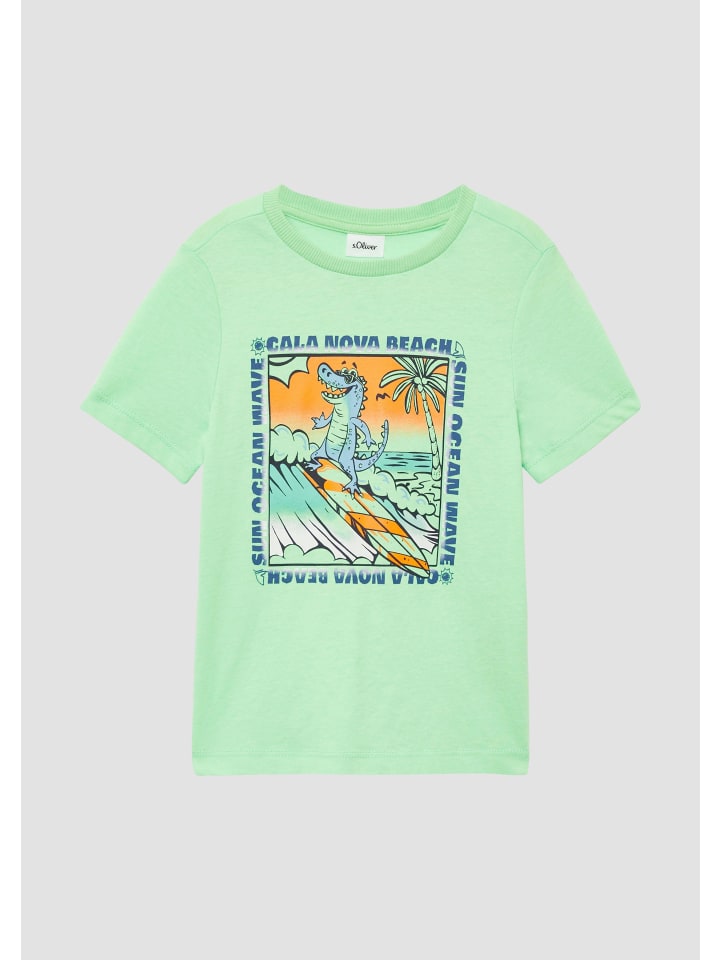 Футболка s.Oliver, зеленый
Футболка s.Oliver, зеленый