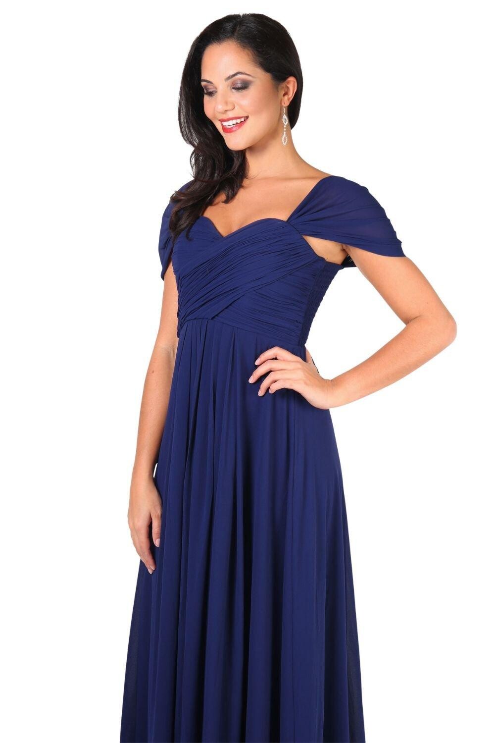 Платье макси с многосторонним вырезом для особых случаев KRISP, темно-синий
Платье макси с многосторонним вырезом для особых случаев KRISP, темно-синий