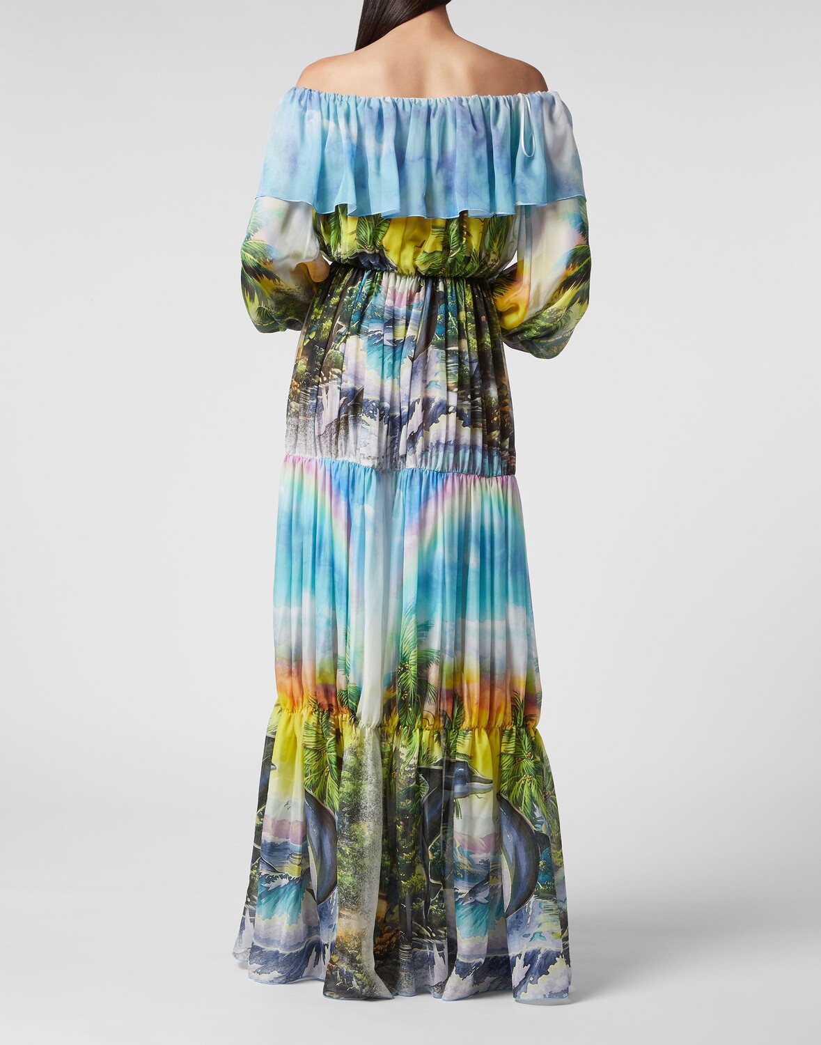 Длинное платье плиссе Гавайи Philipp Plein, мультиколор
Длинное платье плиссе Гавайи Philipp Plein, мультиколор