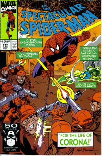The Spectacular Spider-Man #177 : Fever Pitch (Marvel Comics) (Marvel Comics)
The Spectacular Spider-Man #177 : Fever Pitch (Marvel Comics) (Marvel Comics)