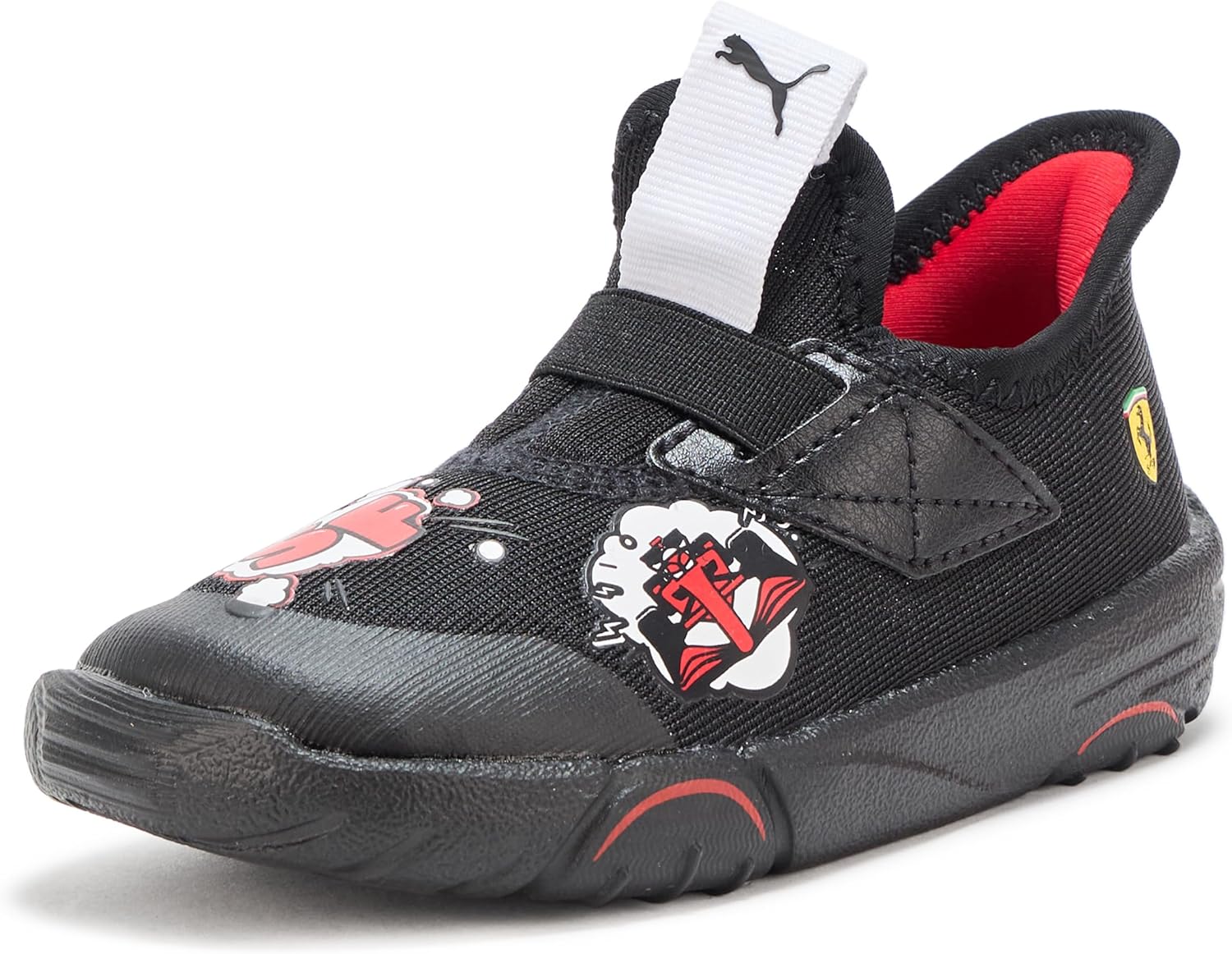 Кроссовки Puma для детей и подростков Scuderia Ferrari без шнурков, черный
Кроссовки Puma для детей и подростков Scuderia Ferrari без шнурков, черный