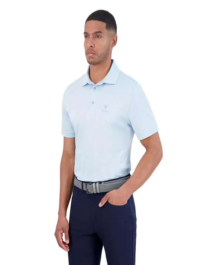 Мужская поло спортивного кроя из меланжевой пряжи в технике yarn dye Ben Sherman, синий
Мужская поло спортивного кроя из меланжевой пряжи в технике yarn dye Ben Sherman, синий