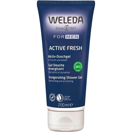 Bio For Men Активный свежий гель для душа 200мл, Weleda
Bio For Men Активный свежий гель для душа 200мл, Weleda
