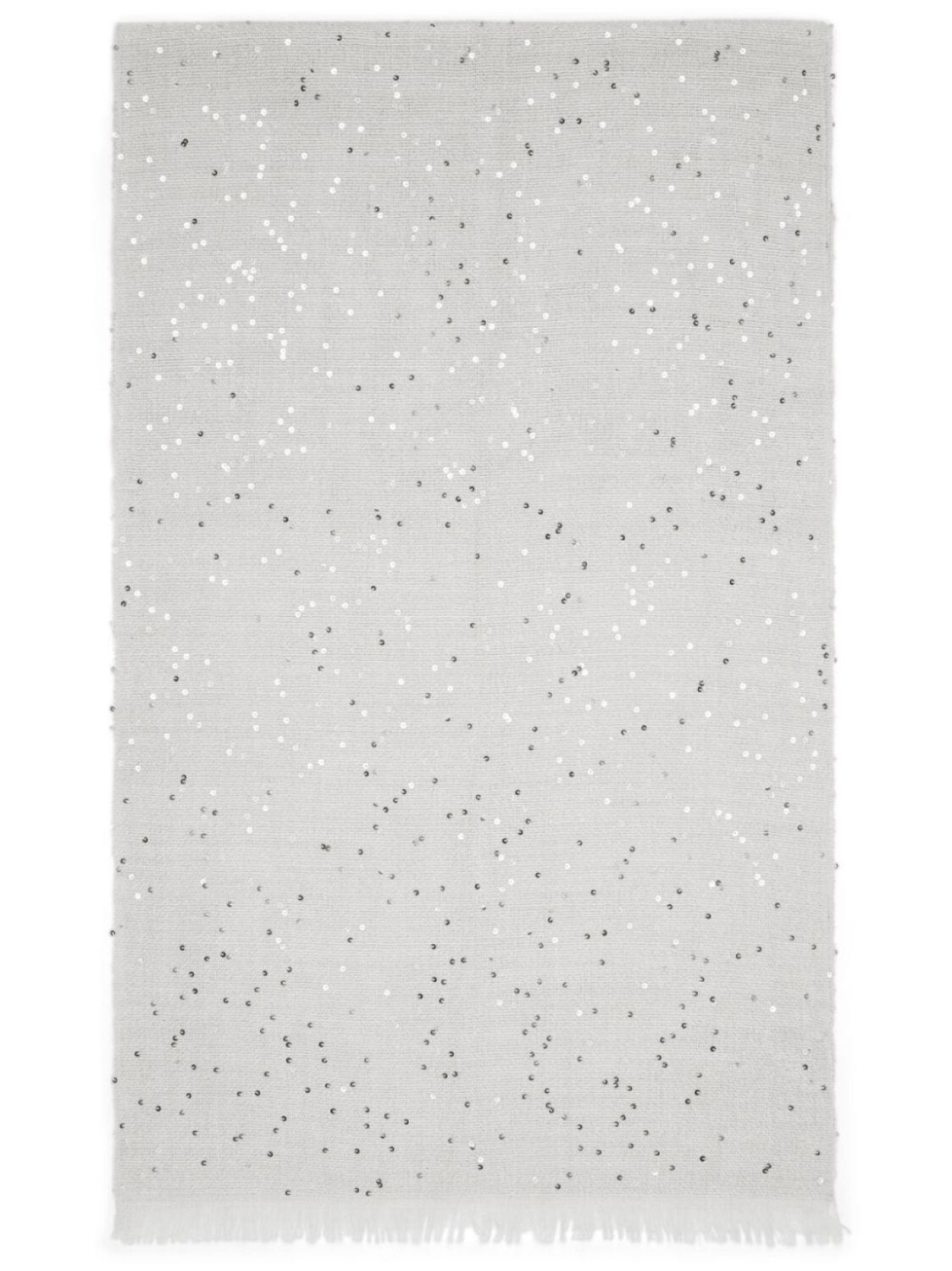 Шарф Brunello Cucinelli с бахромой и пайетками, синий
Шарф Brunello Cucinelli с бахромой и пайетками, синий