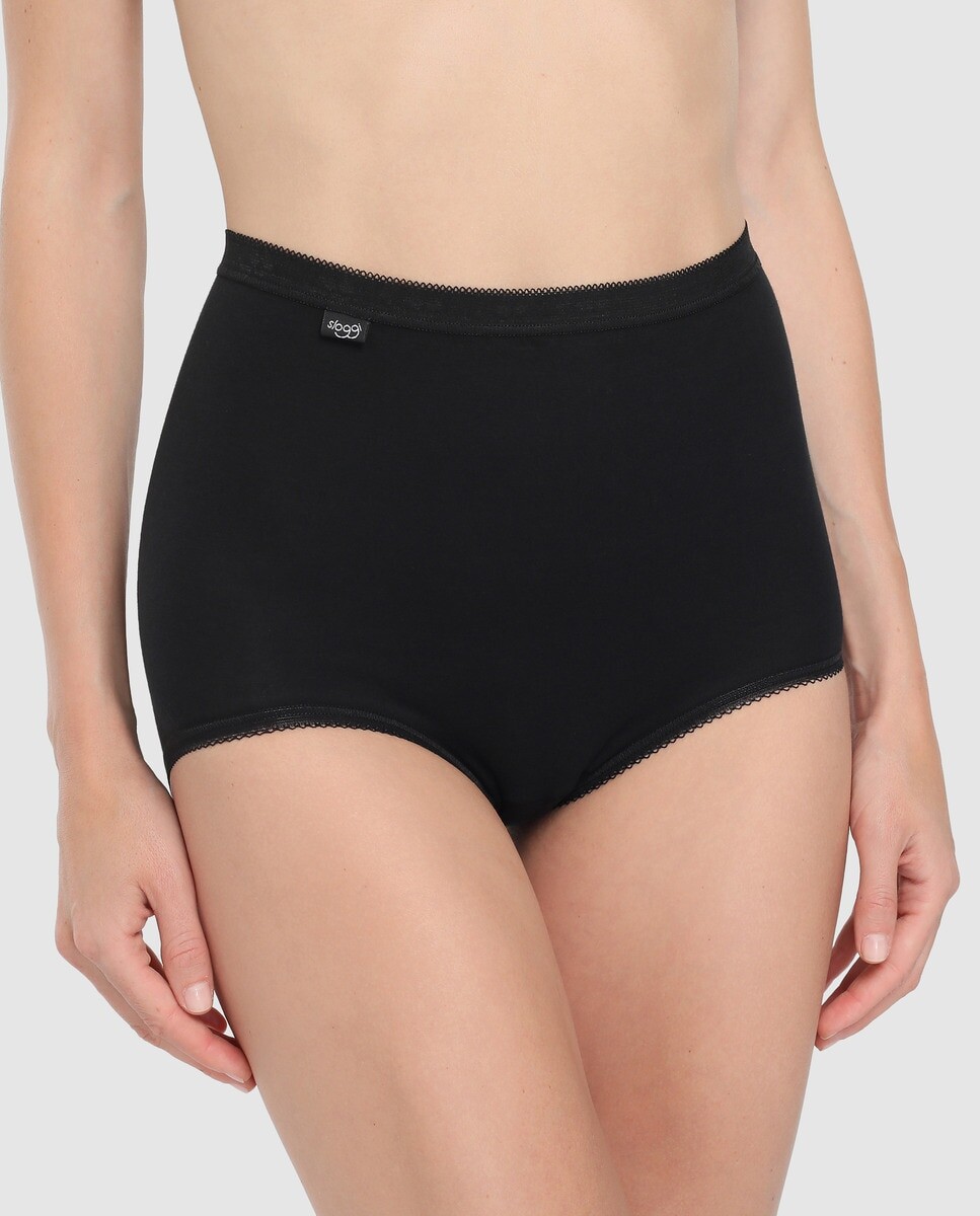 Комплект из двух однотонных высоких трусиков Slw Basic Sloggi Sloggi, черный
Комплект из двух однотонных высоких трусиков Slw Basic Sloggi Sloggi, черный