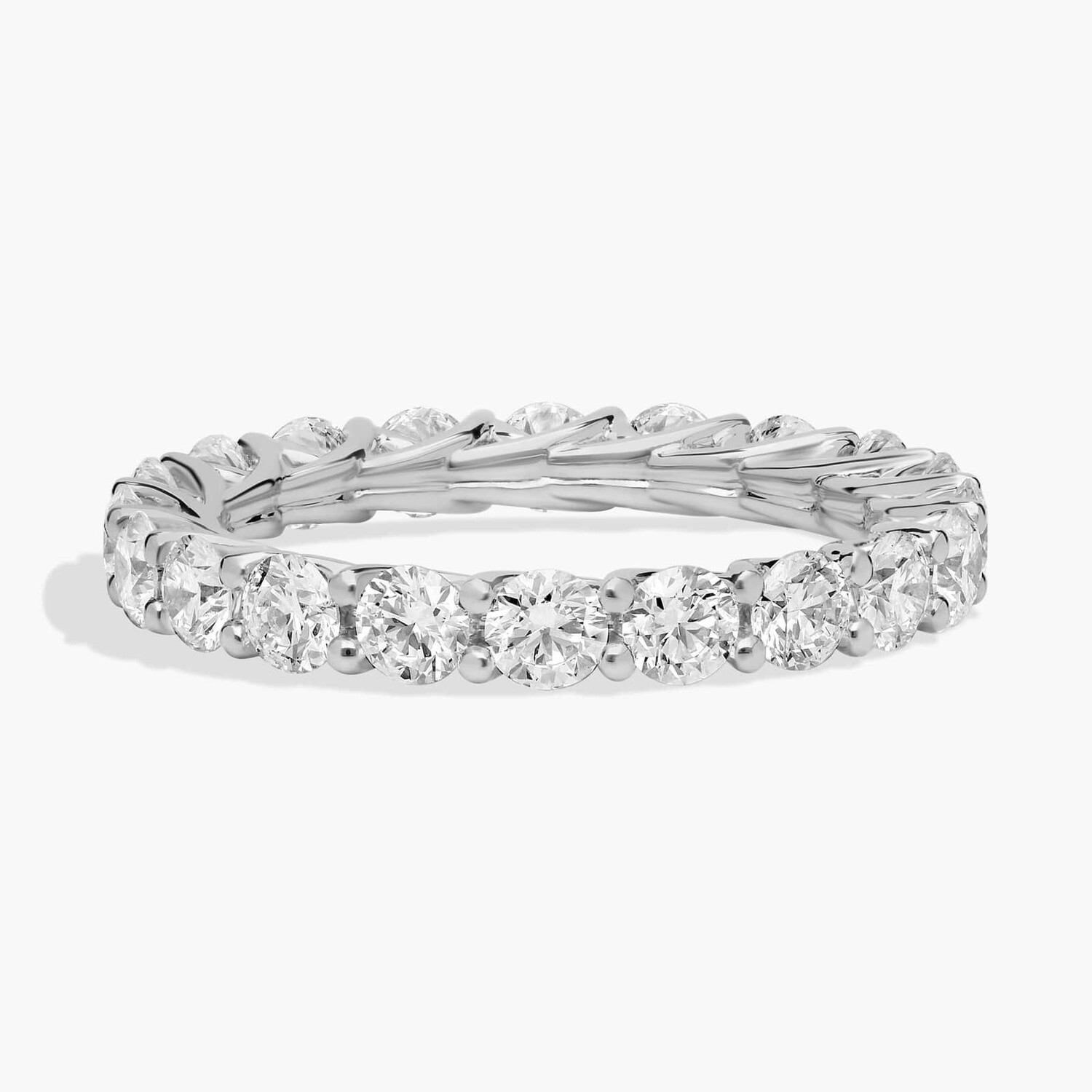 Кольцо Trellis Diamond Eternity из 14-каратного белого золота (2 карата Tw. - HI / SI1-SI2) Blue Nile
Кольцо Trellis Diamond Eternity из 14-каратного белого золота (2 карата Tw. - HI / SI1-SI2) Blue Nile