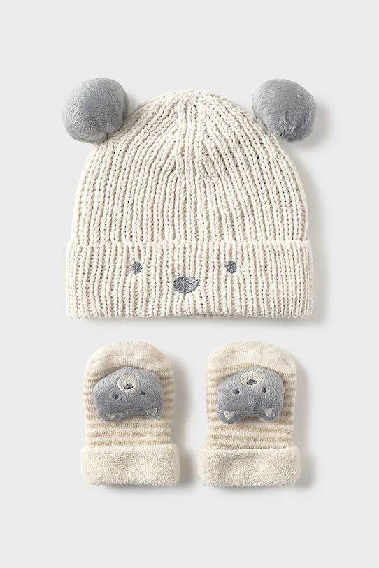 Детская шапочка и носки Mayoral Newborn, бежевый
Детская шапочка и носки Mayoral Newborn, бежевый