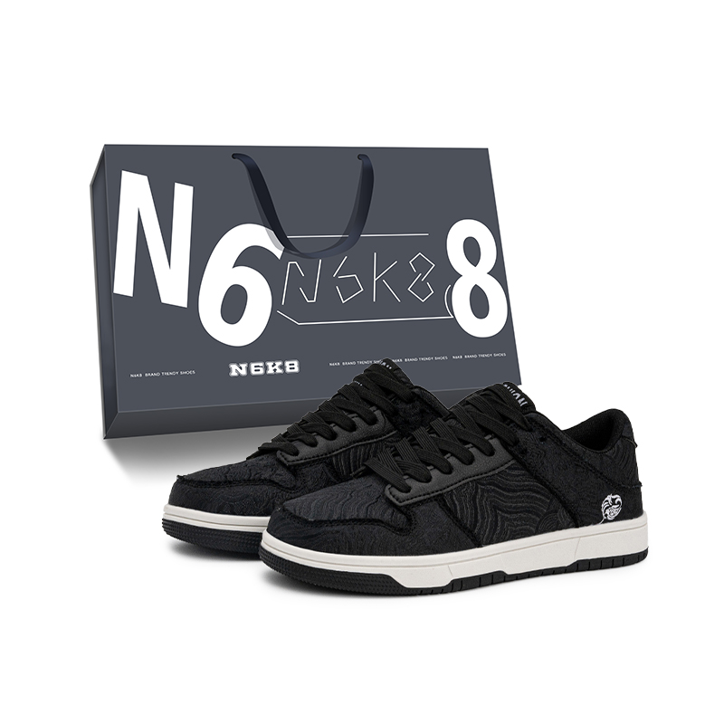 N6K8 Антискользящие износостойкие низкие скейтерские кроссовки унисекс розово-черные, цвет Black
N6K8 Антискользящие износостойкие низкие скейтерские кроссовки унисекс розово-черные, цвет Black