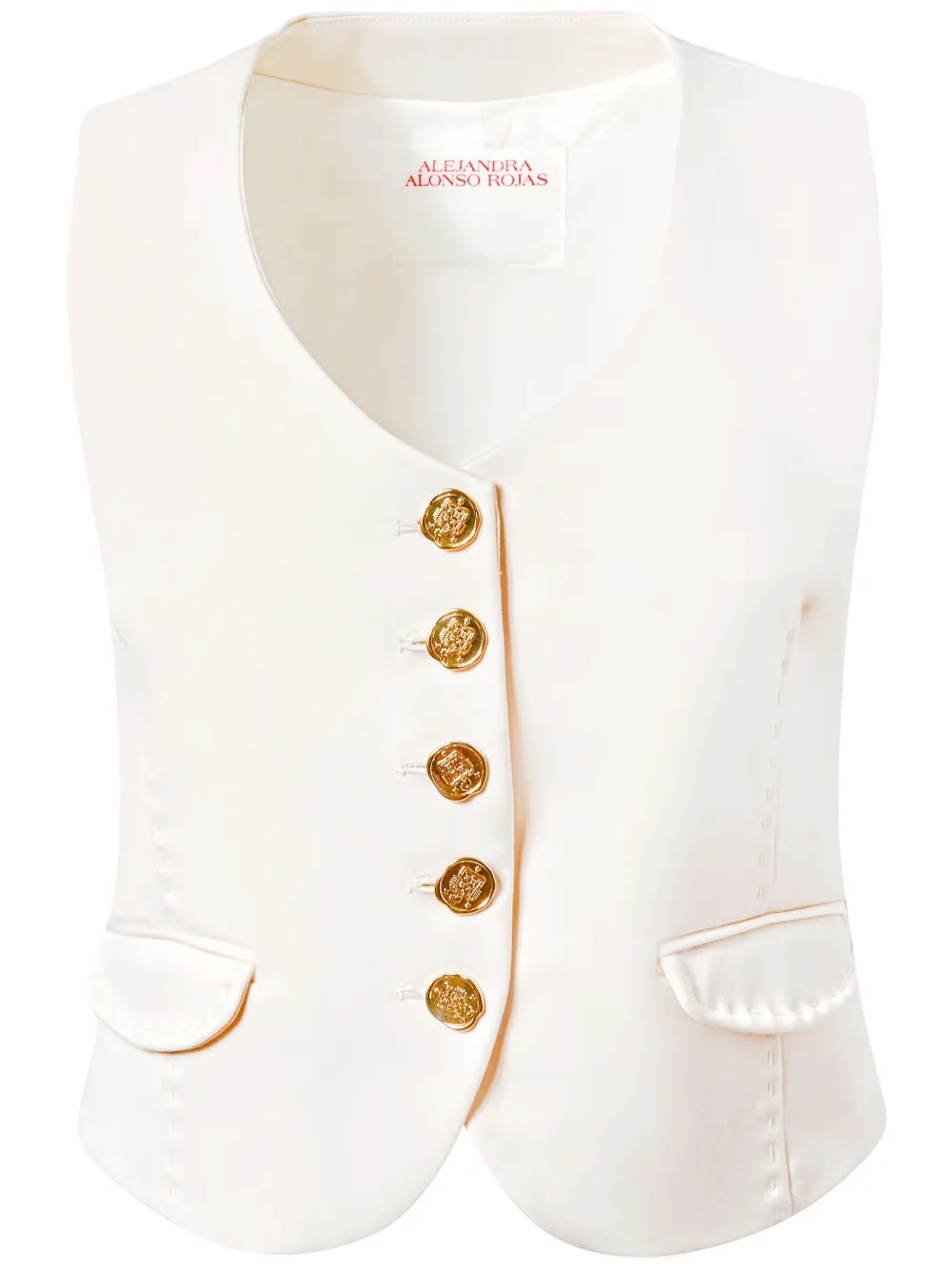 Шерстяной жилет с V-образным вырезом Alejandra Alonso Rojas, нейтральный
Шерстяной жилет с V-образным вырезом Alejandra Alonso Rojas, нейтральный