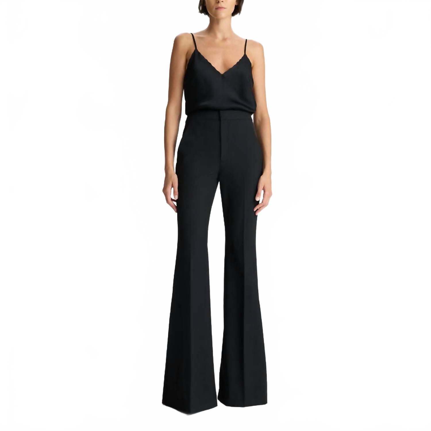 Андерс расклешенные брюки черные A.L.C.
Андерс расклешенные брюки черные A.L.C.