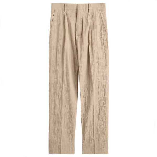 Плиссированные брюки из сирсакера Nn07, цвет fog 
Плиссированные брюки из сирсакера Nn07, цвет fog