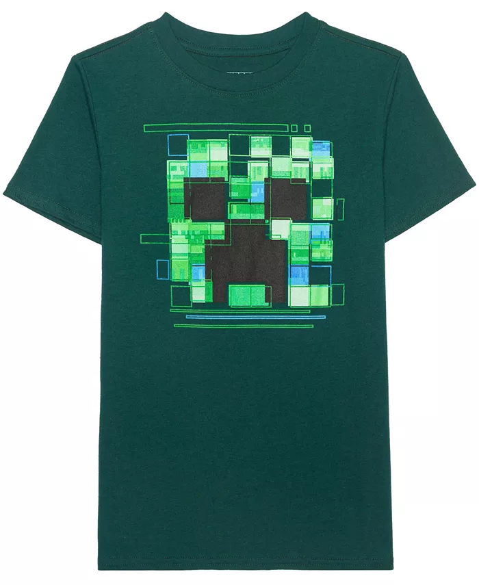 Футболка Little & Big Boys Creeper Glitch Minecraft, зеленый
Футболка Little & Big Boys Creeper Glitch Minecraft, зеленый