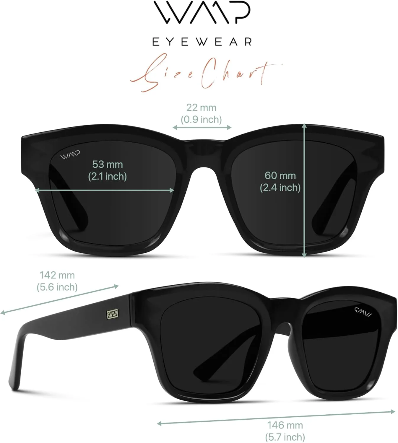 Женские поляризованные солнцезащитные очки WearMe Pro квадратной формы с массивной толстой оправой и линзами с защитой от УФ-излучения, Brown Matte / Black Lens
Женские поляризованные солнцезащитные очки WearMe Pro квадратной формы с массивной толстой оправой и линзами с защитой от УФ-излучения, Brown Matte / Black Lens