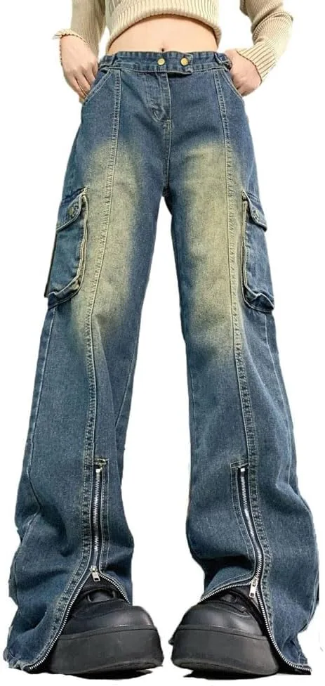 LAFOURAM Petite Jeans для женщин 5 FT короткие широкие багги с карманами
LAFOURAM Petite Jeans для женщин 5 FT короткие широкие багги с карманами