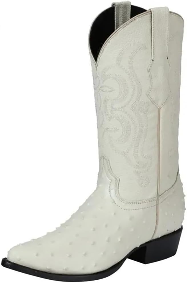 Мужские ковбойские вестерн-бутсы с принтом страуса из натуральной кожи с заостренным носком El Seor de los Cielos Generic, Bone
Мужские ковбойские вестерн-бутсы с принтом страуса из натуральной кожи с заостренным носком El Seor de los Cielos Generic, Bone