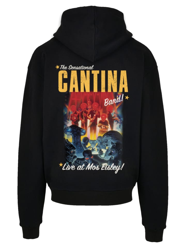 Ультратяжелая толстовка с капюшоном Star Wars Cantina Band черного цвета F4NT4STIC
Ультратяжелая толстовка с капюшоном Star Wars Cantina Band черного цвета F4NT4STIC