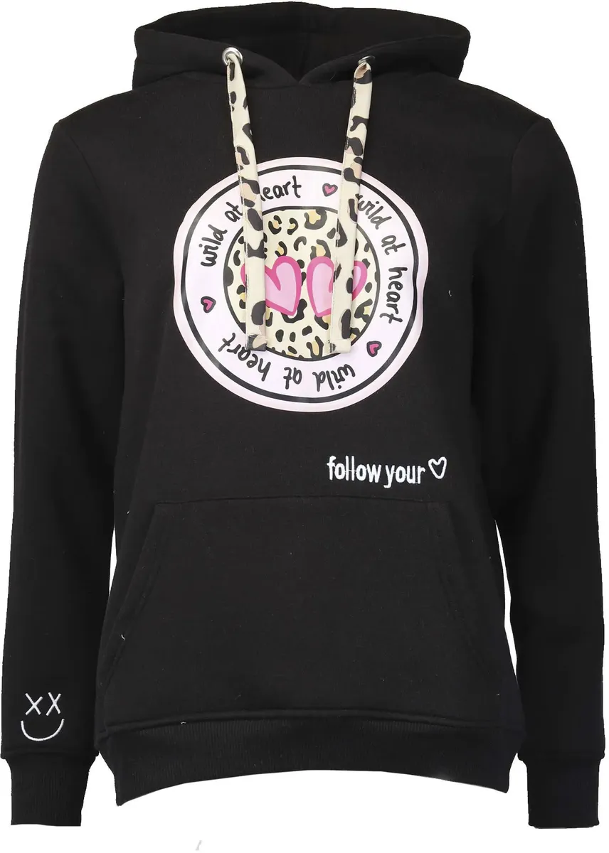 Толстовка Zwillingsherz с леопардовым принтом на завязках, черный
Толстовка Zwillingsherz с леопардовым принтом на завязках, черный