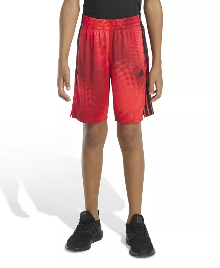 Шорты Big Boys с эластичным поясом и градиентным принтом Motion, 3 полосы adidas, красный
Шорты Big Boys с эластичным поясом и градиентным принтом Motion, 3 полосы adidas, красный