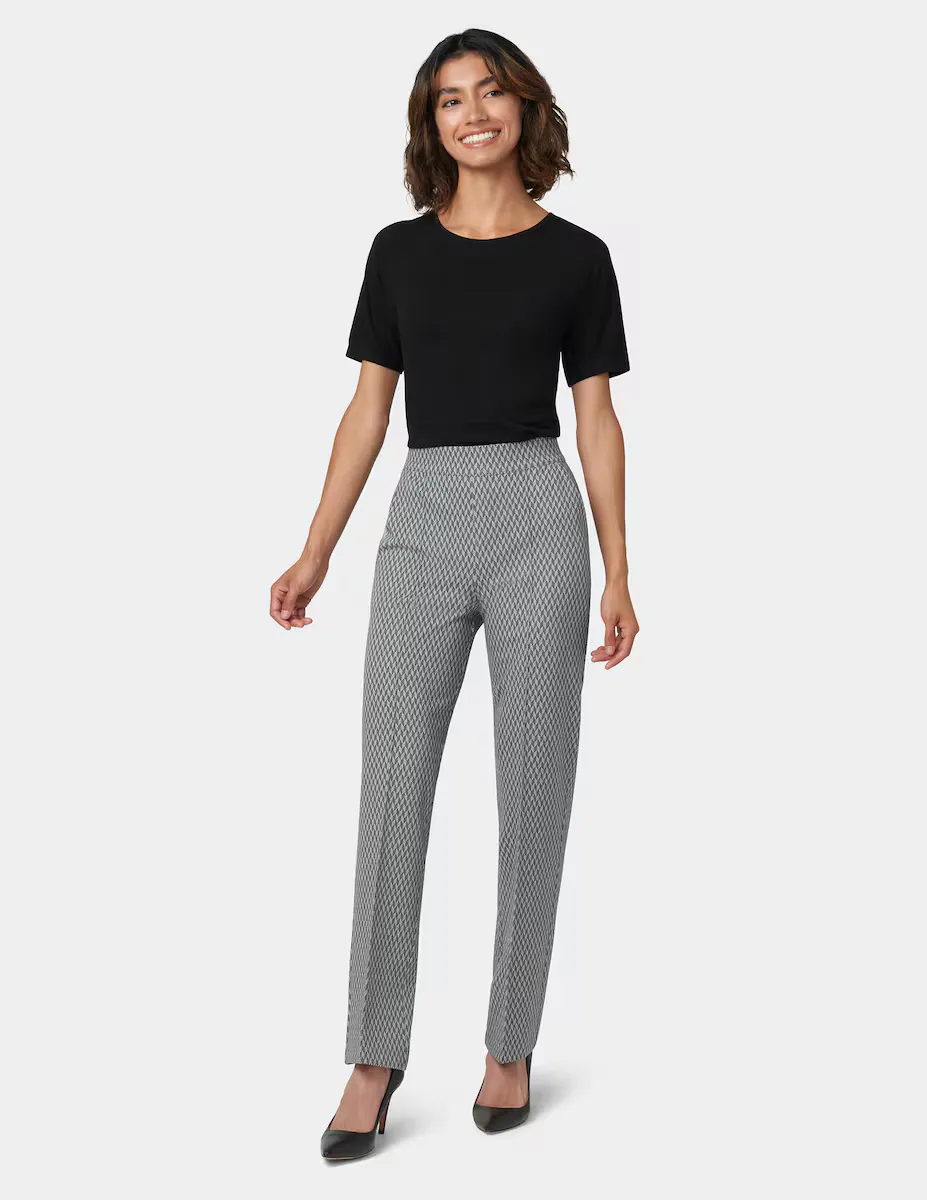 Женские брюки свободного кроя с геометрическим принтом Hue, серый
Женские брюки свободного кроя с геометрическим принтом Hue, серый