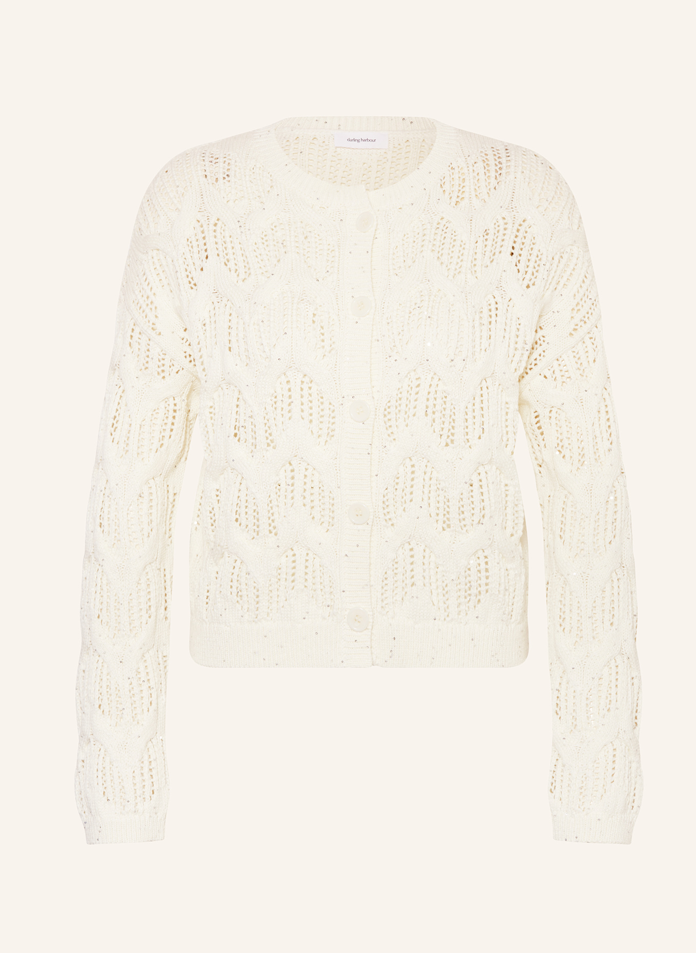 Кардиган с пайетками Darling Harbour, экрю
Кардиган с пайетками Darling Harbour, экрю