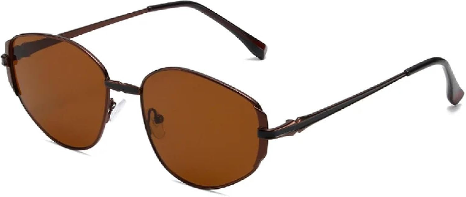 Ретро-классические круглые солнцезащитные очки унисекс с металлической оправой, защитой от УФ-излучения UV400 и прозрачными линзами. Модные очки в стиле панк TKKTLLT, Bronze-brown
Ретро-классические круглые солнцезащитные очки унисекс с металлической оправой, защитой от УФ-излучения UV400 и прозрачными линзами. Модные очки в стиле панк TKKTLLT, Bronze-brown