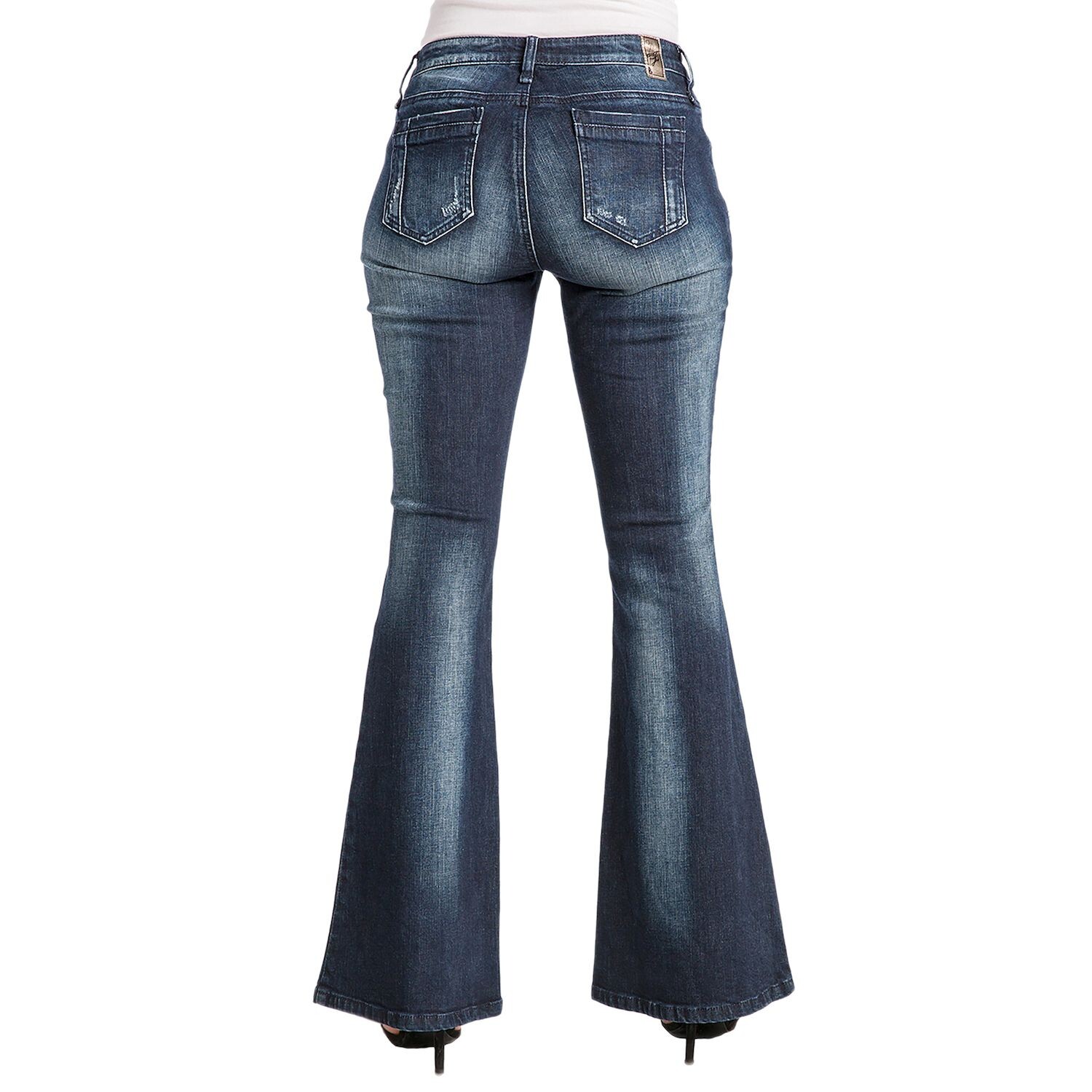 Джинсы-клеш Kylie Curvy Fit из эластичного денима с потертостями Poetic Justice
Джинсы-клеш Kylie Curvy Fit из эластичного денима с потертостями Poetic Justice