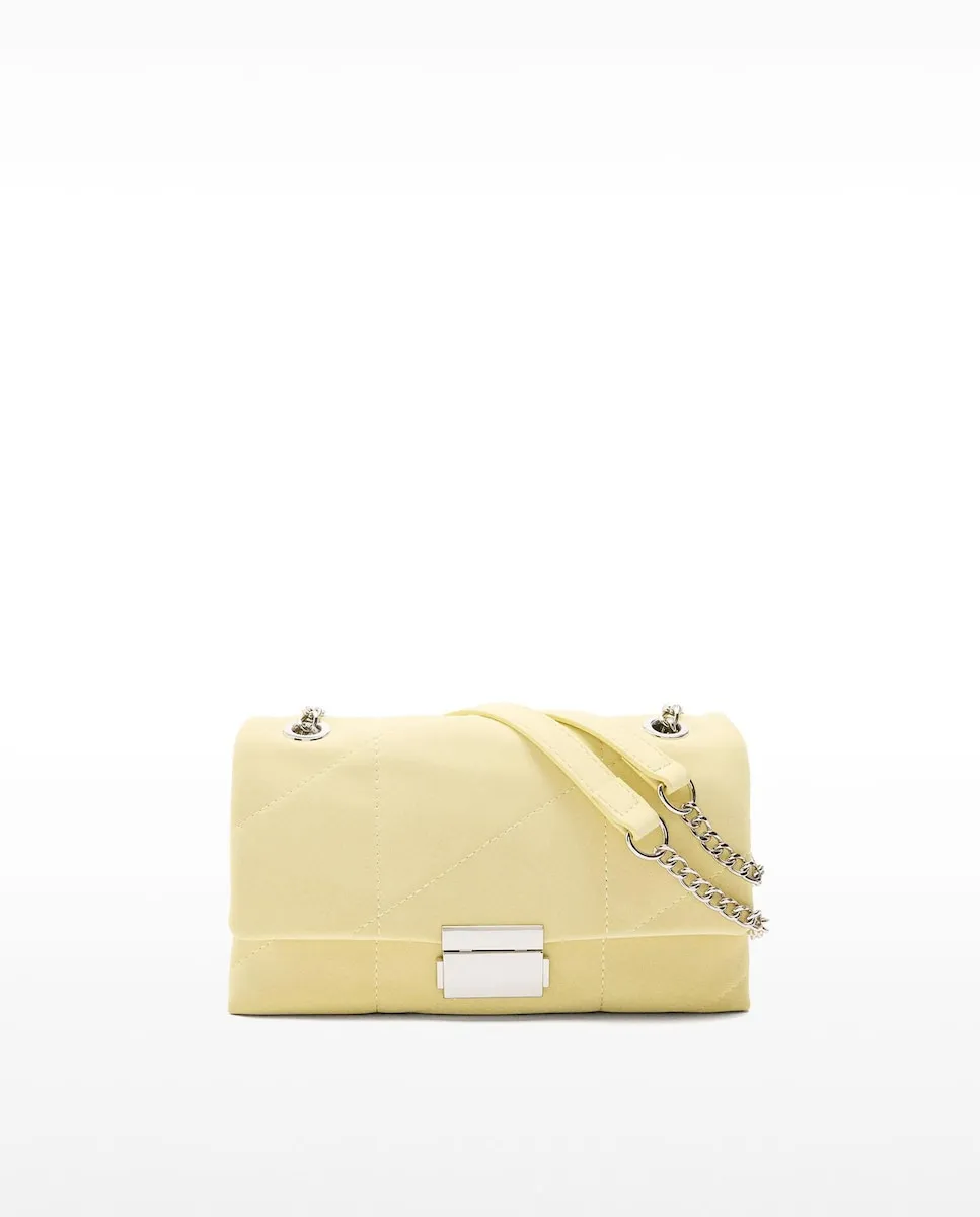 Сумка через плечо стеганая с клапаном и застежкой на пуговицу Parfois, желтый
Сумка через плечо стеганая с клапаном и застежкой на пуговицу Parfois, желтый