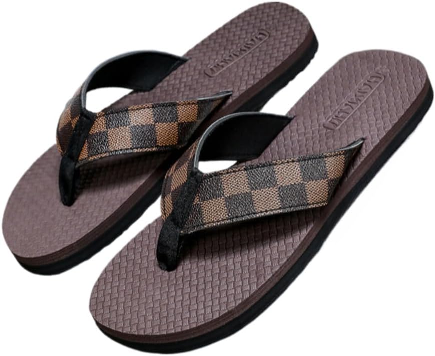 Клетчатые сандалии для мужчин, шлепанцы для пляжа, платформенные водонепроницаемые тапочки на стопу, открытые носки, дышащие, легкие, летние, для бассейна, вечеринки, отпуска, удобная обувь с противоскользящей подошвой Cloud Sole Geerta, коричне...
Клетчатые сандалии для мужчин, шлепанцы для пляжа, платформенные водонепроницаемые тапочки на стопу, открытые носки, дышащие, легкие, летние, для бассейна, вечеринки, отпуска, удобная обувь с противоскользящей подошвой Cloud Sole Geerta, коричне...