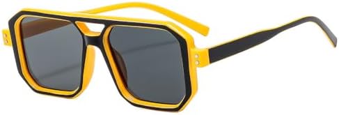 Винтажные солнцезащитные очки с двойной перемычкой 2026 года для женщин, квадратная оправа, солнцезащитные очки для женщин, защита от ультрафиолета UV400 MTZJH, Yellow
Винтажные солнцезащитные очки с двойной перемычкой 2026 года для женщин, квадратная оправа, солнцезащитные очки для женщин, защита от ультрафиолета UV400 MTZJH, Yellow