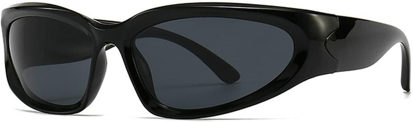 Laureles Модные солнцезащитные очки-обтекатели для женщин, винтажные зеркальные очки в стиле хип-хоп, мужские стильные очки с защитой от УФ-излучения UV400, Black-grey
Laureles Модные солнцезащитные очки-обтекатели для женщин, винтажные зеркальные очки в стиле хип-хоп, мужские стильные очки с защитой от УФ-излучения UV400, Black-grey