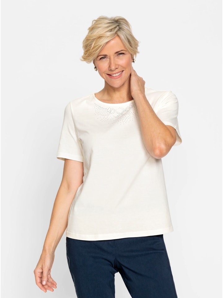 Рубашка с круглым вырезом цвета экрю WITT WEIDEN
Рубашка с круглым вырезом цвета экрю WITT WEIDEN