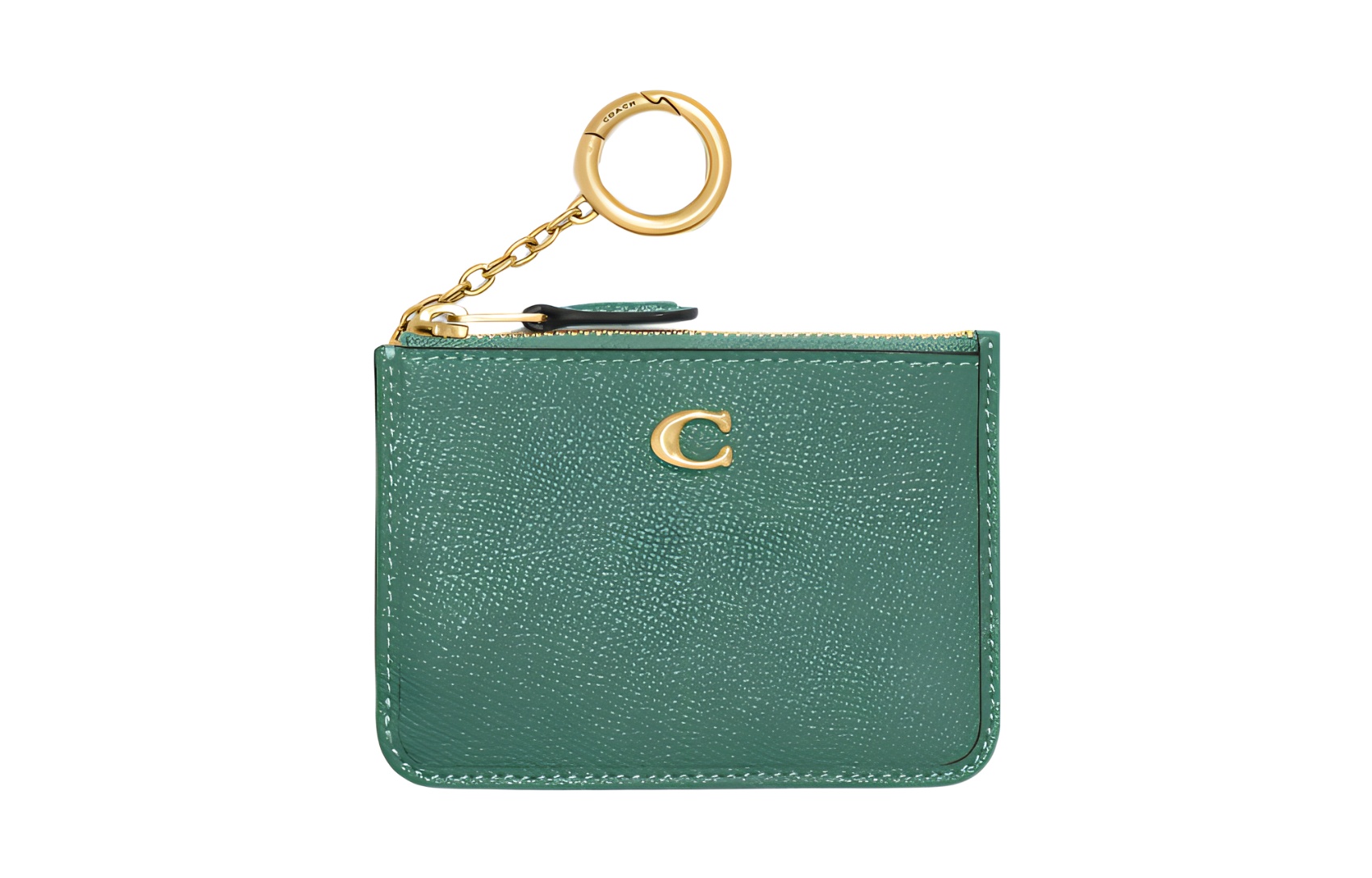 COACH Узкий кожаный чехол для карт с тиснением под кожу миниатюрный женский зеленый
COACH Узкий кожаный чехол для карт с тиснением под кожу миниатюрный женский зеленый