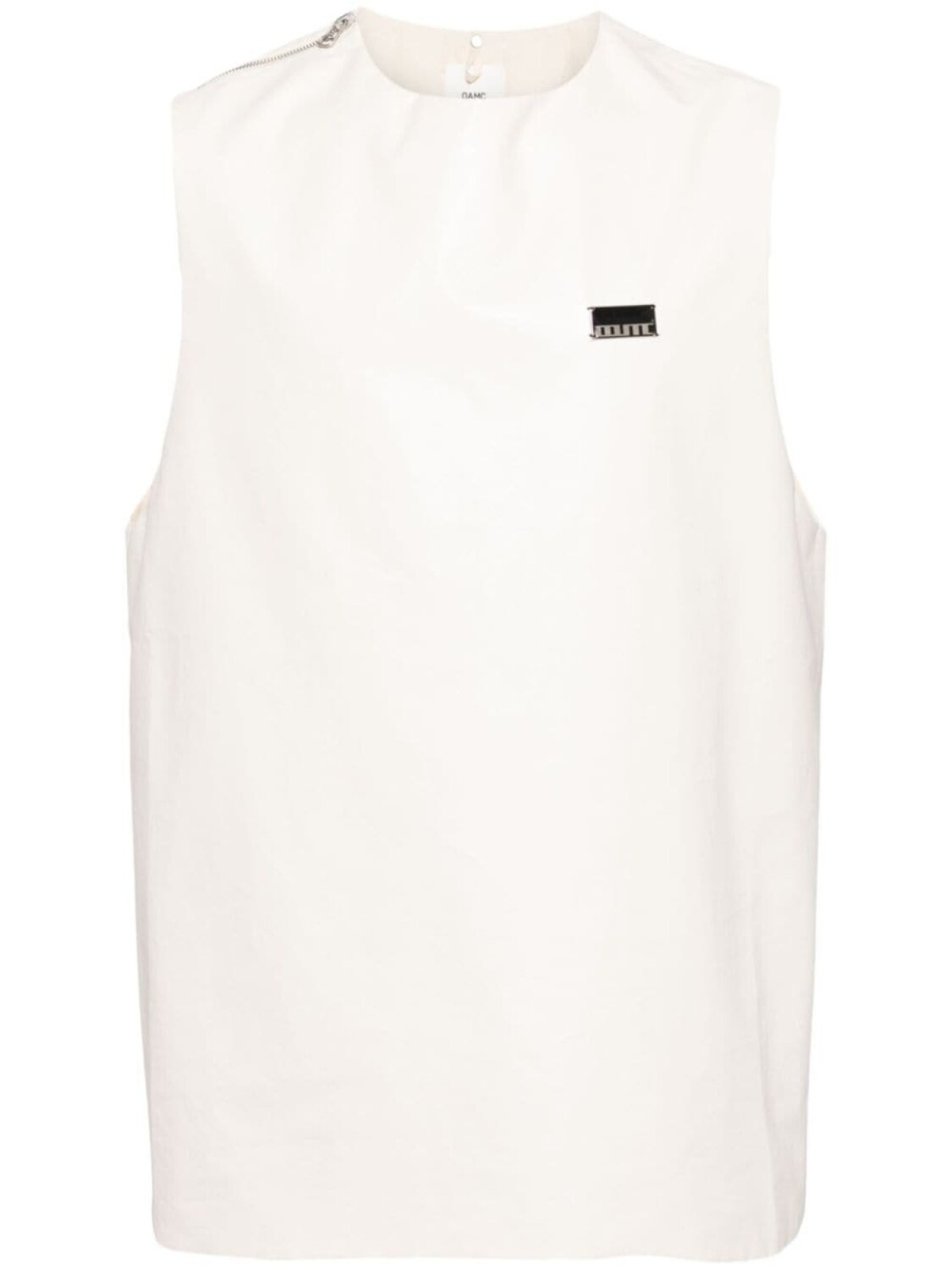 Топ без рукавов на молнии OAMC, бежевый
Топ без рукавов на молнии OAMC, бежевый