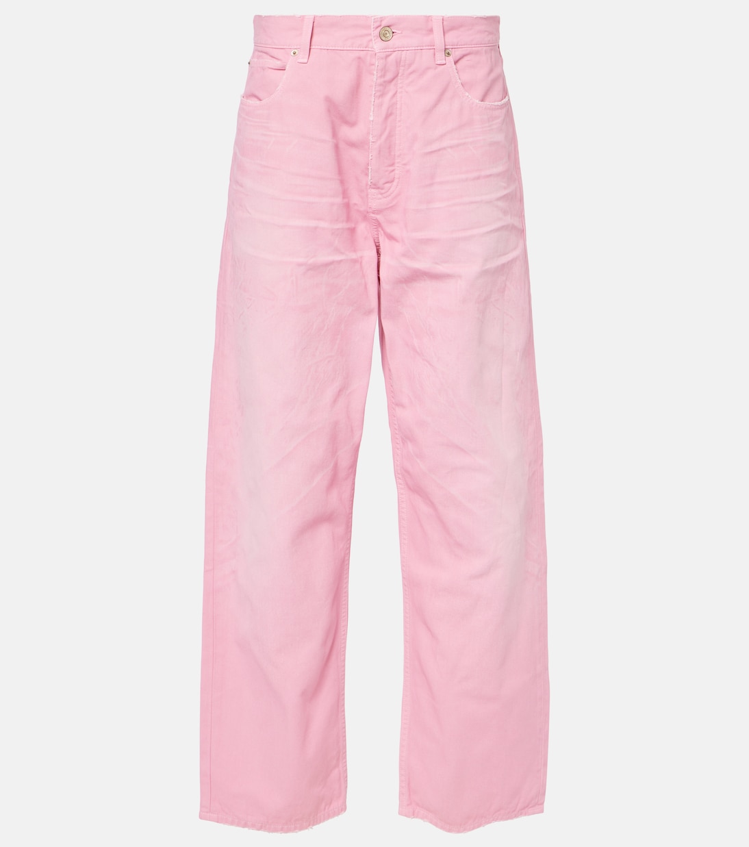 Джинсы с высокой посадкой и широкими штанинами Balenciaga, Baby Pink
Джинсы с высокой посадкой и широкими штанинами Balenciaga, Baby Pink