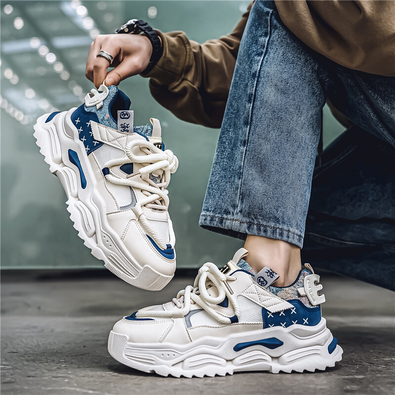 Кроссовки мужские толстые низкие Hackbuteer, бежевый/хаки
Кроссовки мужские толстые низкие Hackbuteer, бежевый/хаки